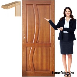 Porte in legno con telaio full lacche RN1 90