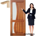 Anta in legno con telaio laccato RN3 90