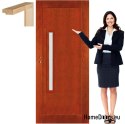 Struttura in legno a battente verniciato ST1 90