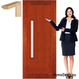 Struttura in legno laccato vetro ST1 70