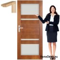 Anta in legno con cornice colorata RV5 80