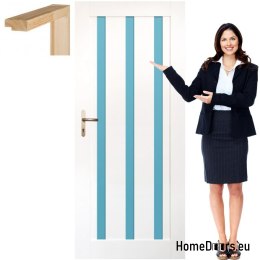 Telaio della porta in legno colore della stanza OV5 90