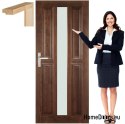 Telaio laccato foglia in legno OM6 60