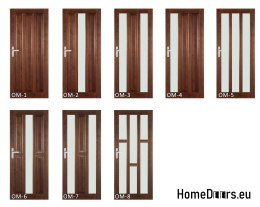 Struttura in legno laccato vetro OM8 60