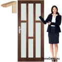 Struttura in legno con struttura in vetro lacca OM8 70