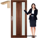 Anta in legno con telaio laccato OM3 80