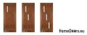 Porte in legno con telaio in vetro colorato MS2 90