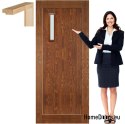 Porte in legno con telaio verniciato COLORE MS1 90