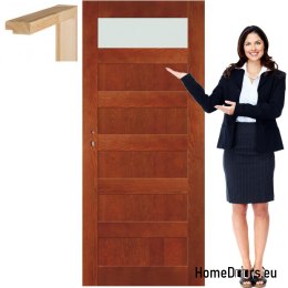 Porte in legno con telaio verniciato colore NV2 90