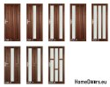 Porte in legno con telaio in vetro colorato OM2 70