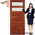 Anta in legno con telaio laccato NV3 80