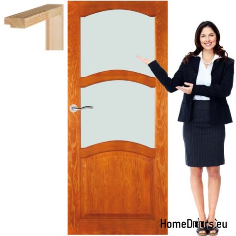 Anta in legno con telaio laccato MD3 80