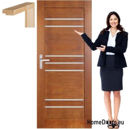 Porte in legno con cornice in vetro colore MG11 60