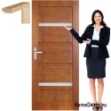 Porte in legno con vernice per telaio in vetro MG6 70