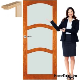 Anta in legno con cornice colorata MD4 60