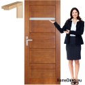 Anta in legno con cornice colorata MG4 60