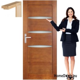 Anta in legno con cornice colorata MK2 70