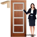 Vernice telaio porta in legno verniciato EM4 80
