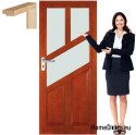 Telaio della porta in legno laccato FR8 90