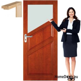 Porte in legno con telaio verniciato fr2 90