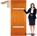Porte in legno con telaio verniciato colore HF4 70