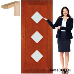 Anta in legno con telaio laccato FG3 90