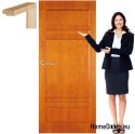 Porta in legno con telaio laccato HF5 90