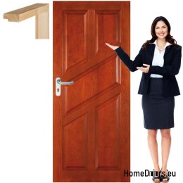 Porta in legno con telaio full color FR6 70