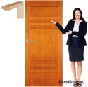 Anta in legno con cornice colorata HF7 60