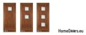 Anta in legno con cornice colore vetro LG2 70