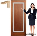 Porta in legno con telaio full lacche EM1 70