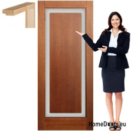 Porta in legno con telaio full lacche EM1 70