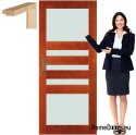 Struttura in legno con struttura in vetro lacca CR4 90