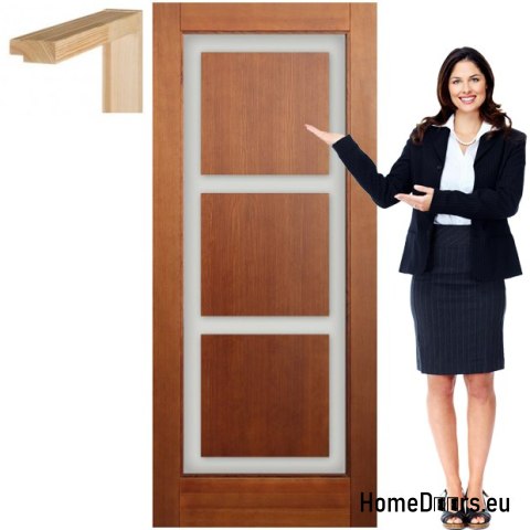 Anta in legno con cornice colorata EM3 70