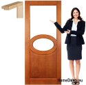Porta in legno telaio camera colore AR2 90