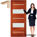Telaio porta in legno laccato camera VG1 90