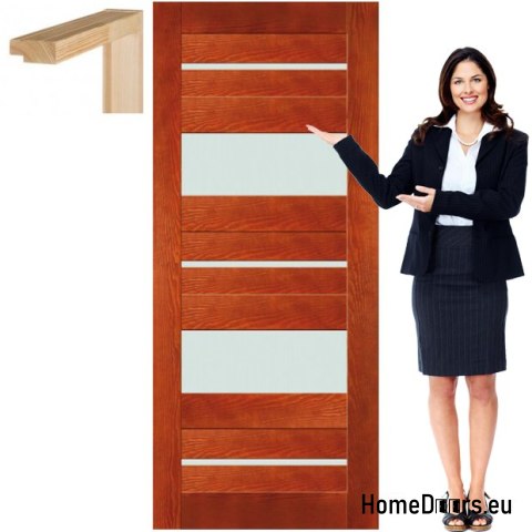 Porta in legno con cornice VG1 70