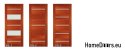 Anta in legno con cornice colore vetro VG1 60