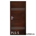 Porta in legno con telaio e maniglia PLS6 60/70/80/90