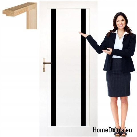 Porte in legno con telaio verniciato colore OV10 60