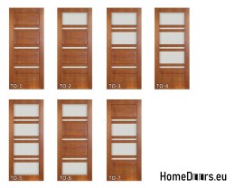 Porta in legno con telaio laccato TO1 70