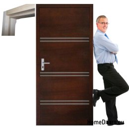 Porte in pino con telaio non ribassato PLS4 60/70/80/90