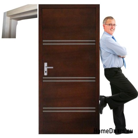 Porte in pino con telaio non ribassato PLS4 60/70/80/90
