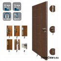 Porte esterne T53 80 55MM Warm Ud=1,5