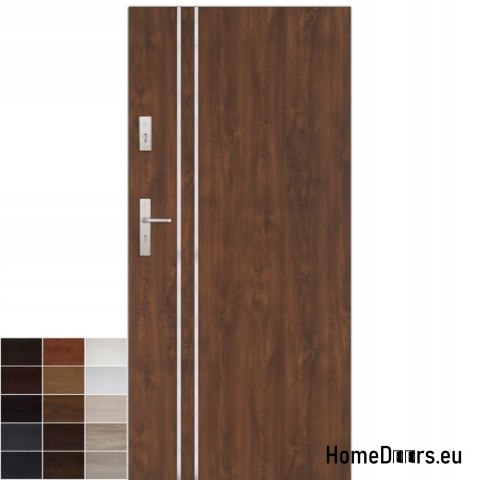 PORTE IN ACCIAIO FULL SMOOTH 90 INOX STEEL PL PORTE IN ACCIAIO FULL SMOOTH 90 INOX STEEL PL
