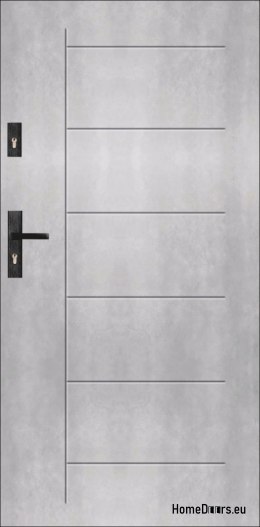 Porte esterne T41 80 55MM Warm Ud=1,2, CEMENTO