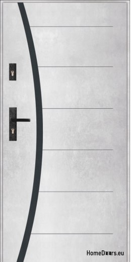 Porte esterne T45 90 55MM Warm Ud=1,2, CONCRETE