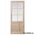 PINE DOORS BARK BEETLE DUO ROOM MUNTINS 80