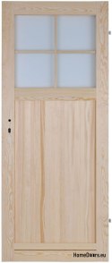 PINE DOORS BARK BEETLE DUO MUNTINS TOILETTE KNOTLESS 60