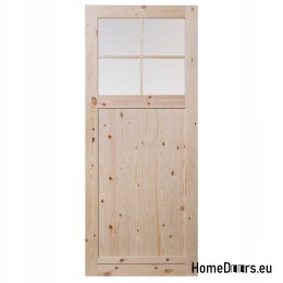 PINE DOORS BARK BEETLE DUO MUNTINS TOILET KNOT 90